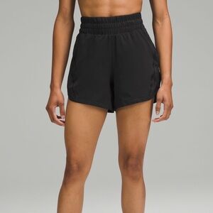 Lululemon Track That High Rise Lined Shorts 5”
